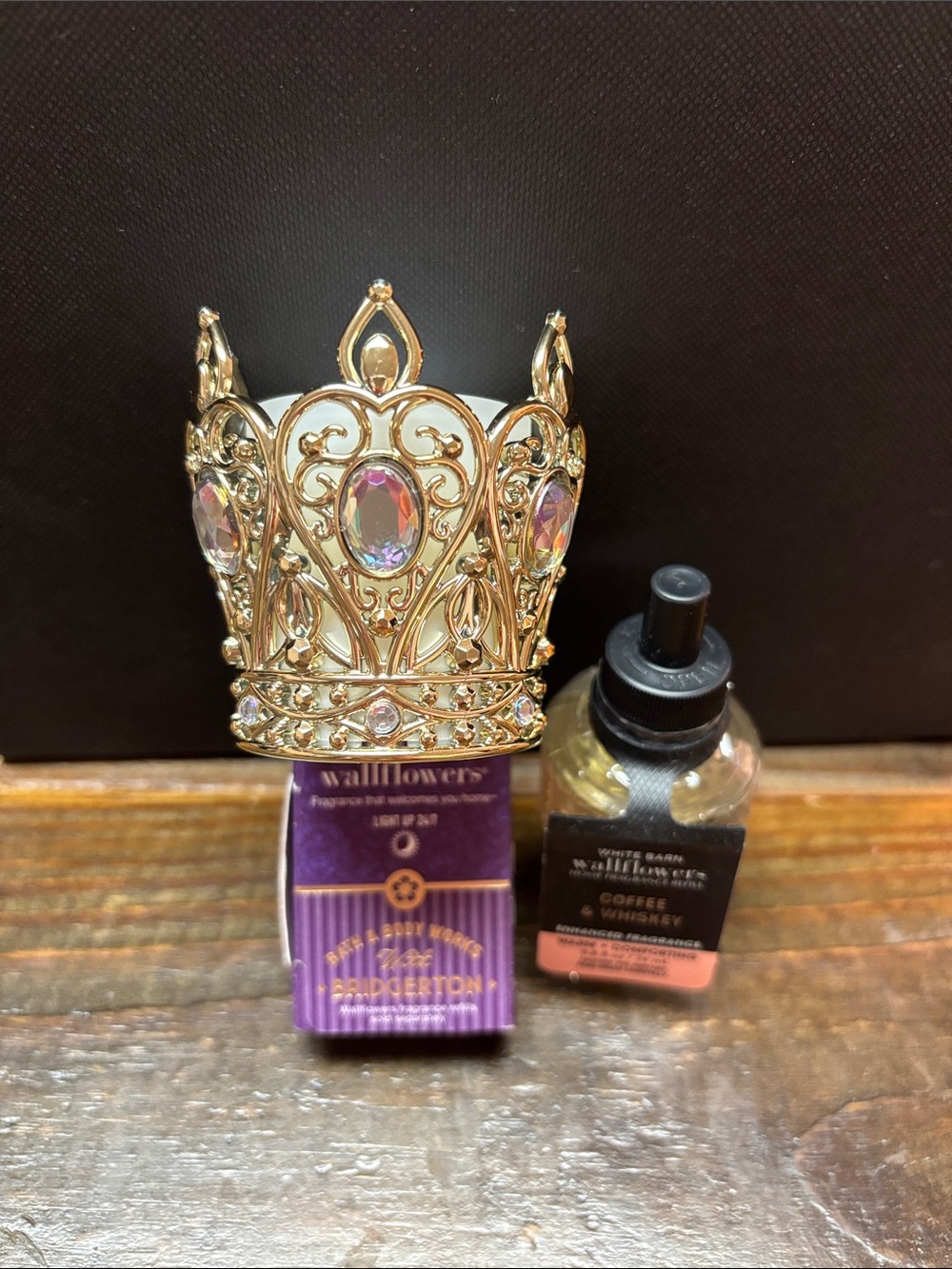 Bath & Body Works Bridgerton Crown Wallflower and Coffee & Whiskey Refill